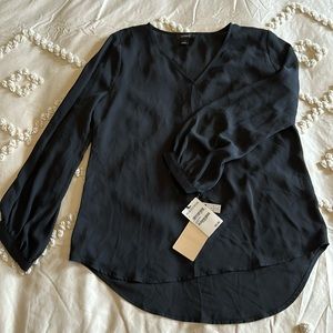 Halogen Long Sleeve Sheer Tunic Shirt